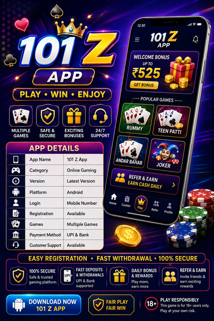 101 Z App Game Information