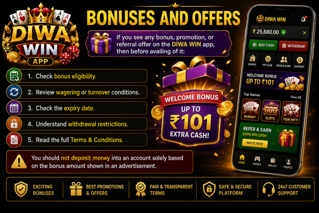 Bonuses and Offers