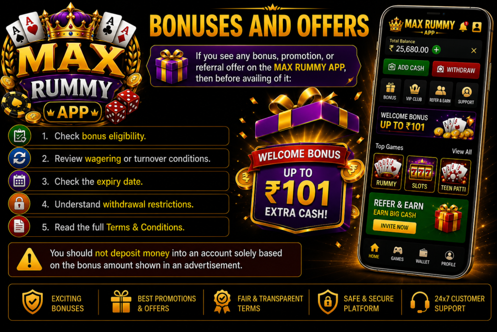 Bonuses and Offers