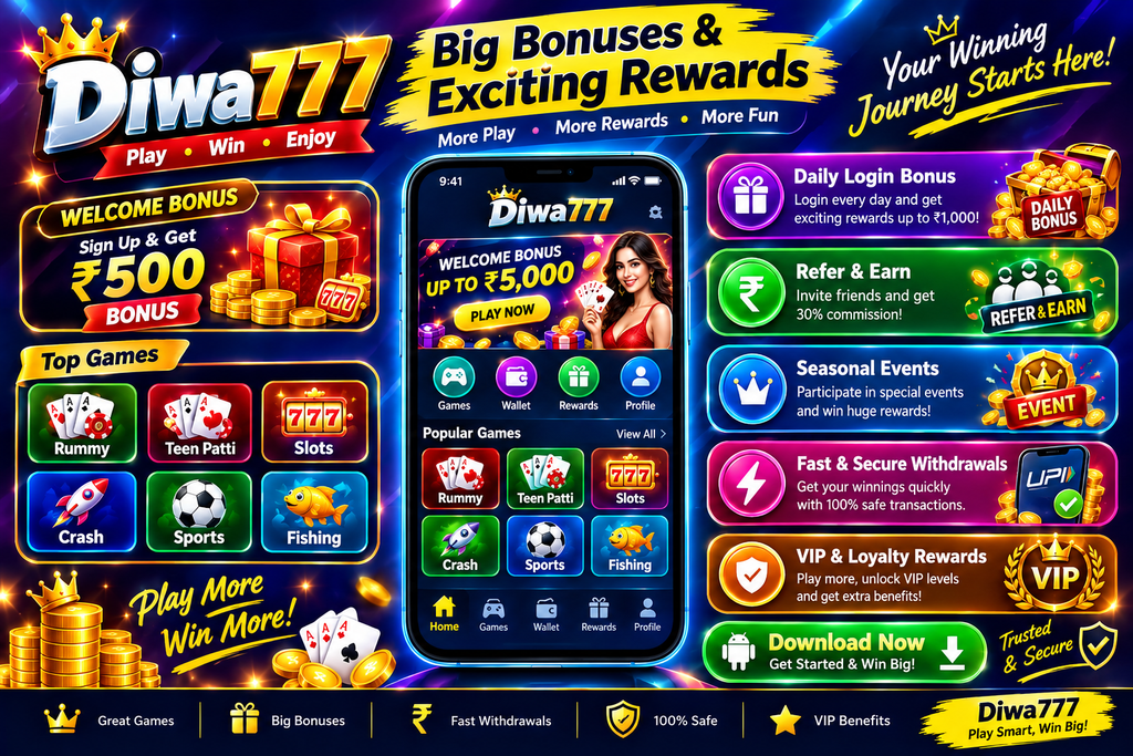 Diwa 777 Bonus and Rewards