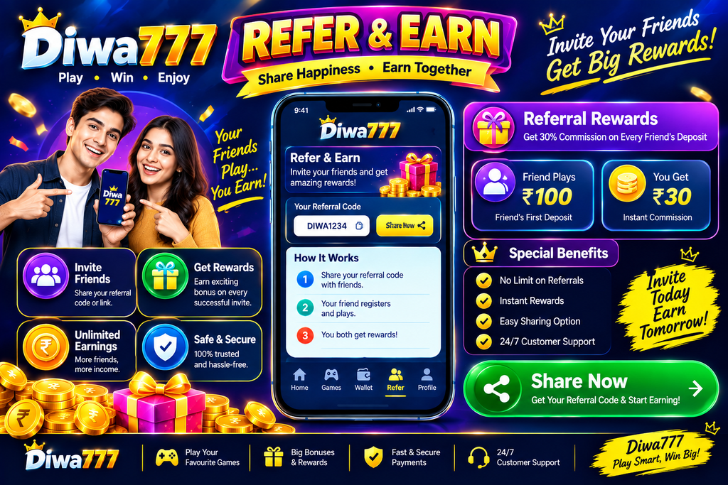 Diwa 777 Refer and Earn