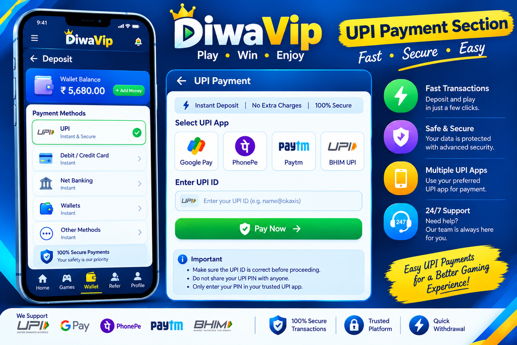 Diwa Vip UPI Payment