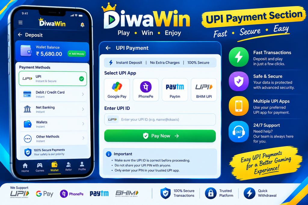 Diwa Win UPI Payment