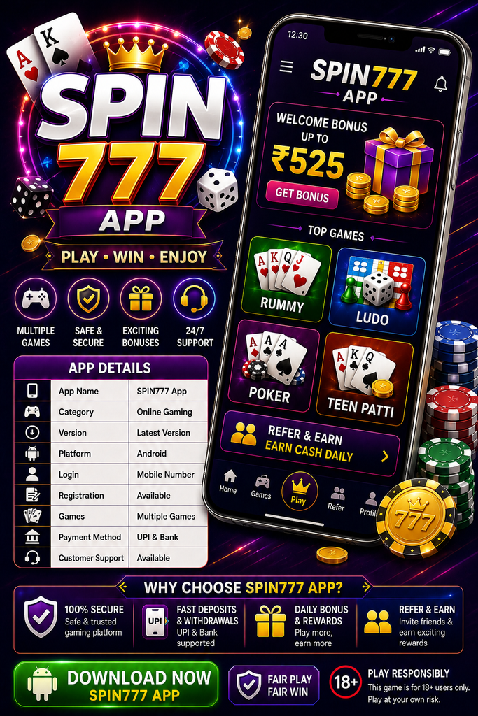 Yono SPIN777 App Game Information